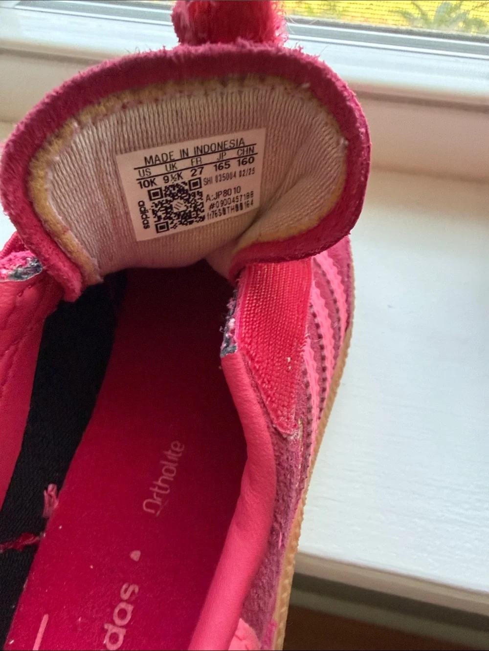 adidas Burgundy and Pink Suede Spezial Sneakers US 10k